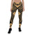 Samoa Polynesian Leggings - Samoa Gold Seal with Polynesian Tattoo - Polynesian Pride