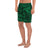 Polynesian Hawaiian Style Tribal Tattoo Green Men's Athletic Long Shorts - Polynesian Pride