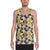 Tropical Jungle Parrots And Flamingos Pattern Hawaii Men's Tank Top AH White - Polynesian Pride