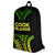 Cook Islands Polynesian Backpack - Reggae Tribal Pattern - Polynesian Pride