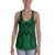 Polynesian Tradition Green Hawaii Women's Racerback Tank Top Art - Polynesian Pride