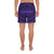 Polynesian Seamless Violet Men's Athletic Long Shorts - Polynesian Pride