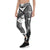 Guam Polynesian Leggings - Guam White Seal with Polynesian Tattoo Ver 01 - Polynesian Pride