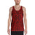 Polynesian Kakau Turtle Red - Hawaii Men's Tank Top Red - Polynesian Pride