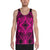 Polynesian Plumeria Mix Pink Black - Hawaii Men's Tank Top Pink - Polynesian Pride