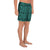 Polynesian Lauhala Mix Turquoise Men's Athletic Long Shorts - Polynesian Pride