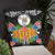 Niue Pillow - Coat Of Arms With Tropical Flowers - Polynesian Pride