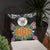 Niue Pillow - Coat Of Arms With Tropical Flowers - Polynesian Pride