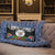 Niue Pillow - Coat Of Arms With Tropical Flowers - Polynesian Pride