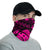 Hawaiian Bandana Map Polynesian Turtle Neck Gaiter - AH - Pink - Polynesian Pride