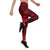 Samoa Polynesian Leggings - Samoa Red Seal with Polynesian Tattoo - Polynesian Pride