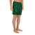 Polynesian Maori Lauhala Green Men's Athletic Long Shorts - Polynesian Pride