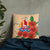 Tahiti Polynesian Pillow - Hibiscus Coat of Arm - Polynesian Pride