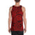 Polynesian Maori Lauhala Red - Hawaii Men's Tank Top - Polynesian Pride