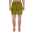 Polynesian Nation Yellow Men's Athletic Long Shorts - Polynesian Pride