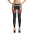 Tahiti Polynesian Leggings - Hibiscus Coat of Arm Black - Polynesian Pride