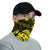 Hawaiian Bandana Map Polynesian Turtle Neck Gaiter - AH - Yellow - Polynesian Pride