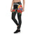 Tahiti Polynesian Leggings - Hibiscus Coat of Arm Black - Polynesian Pride