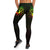 Pohnpei Micronesia Women's Legging - Reggae Turtle Hibiscus Flower Frame Vintage - Polynesian Pride