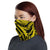 Hawaiian Bandana - Polynesian Swirly Tatau Yellow Neck Gaiter - Polynesian Pride