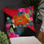 Papua New Guinea Polynesian Pillow - Hibiscus Surround - Polynesian Pride