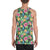 Tropical Hibiscus Banana Leafs Hawaii Men's Tank Top AH - Polynesian Pride