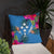 Kosrae Polynesian Pillow - Hibiscus Surround - Polynesian Pride