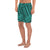 Polynesian Nation Turquoise Men's Athletic Long Shorts - Polynesian Pride