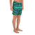 Polynesian Seamless Turquoise Men's Athletic Long Shorts - Polynesian Pride