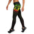 Pohnpei Micronesia Women's Legging - Reggae Turtle Hibiscus Flower Frame Vintage - Polynesian Pride