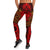 Guam Polynesian Leggings - Red Shark Polynesian Tattoo - Polynesian Pride