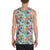 Tropical Flower Blossom Palm Leaves Hawaii Men's Tank Top AH - Polynesian Pride