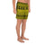 Polynesian Tattoo Tribal Yellow Men's Athletic Long Shorts - Polynesian Pride