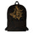 American Samoa Polynesian Backpack - Eagle Coat Of Arms Yellow Black - Polynesian Pride