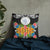 Palau Pillow - Coat Of Arms With Tropical Flowers - Polynesian Pride