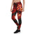 Samoa Polynesian Women Legging - Red Plumeria - Polynesian Pride