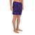 Polynesian Symmetry Violet Men's Athletic Long Shorts - Polynesian Pride