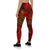 Tahiti Leggings - Red Shark Polynesian Tattoo - Polynesian Pride