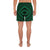 Polynesian Tatau Green Men's Athletic Long Shorts - Polynesian Pride