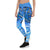 Fiji Leggings - Blue Shark Polynesian Tattoo - Polynesian Pride