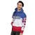 Hawaii Flag Polynesian Hoodie Line Style - Polynesian Pride