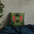 Hawaii Pillow - Coat Of Arms With Hibiscus Flowers - Polynesian Pride