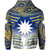 Custom Nauru Polynesian Flag Zip Hoodie Creative Style Blue NO.1 LT8 - Polynesian Pride