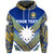 Custom Nauru Polynesian Flag Hoodie Creative Style Blue NO.1 LT8 - Polynesian Pride