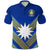 Custom Nauru Polynesian Flag Polo Shirt Creative Style Blue, Custom Text and Number LT8 - Polynesian Pride