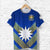 Nauru Polynesian Flag T Shirt Creative Style Blue LT8 - Polynesian Pride