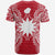 Nauru All T Shirt Nauru FLag Map Polynesian Tattoo Red White - Polynesian Pride