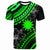 Nauru T Shirt Palm Leaf Texture Green Unisex Art - Polynesian Pride