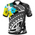 New Caledonia Polo Shirt Polynesian Pattern Black Color Unisex Black - Polynesian Pride