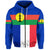 New Caledonia Zip Hoodie Flag Vibes LT8 - Polynesian Pride